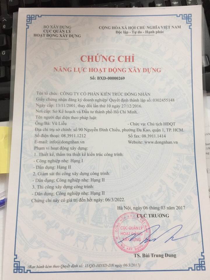 CCNL-Hạng 1 CTY Đồng Nhân.JPG