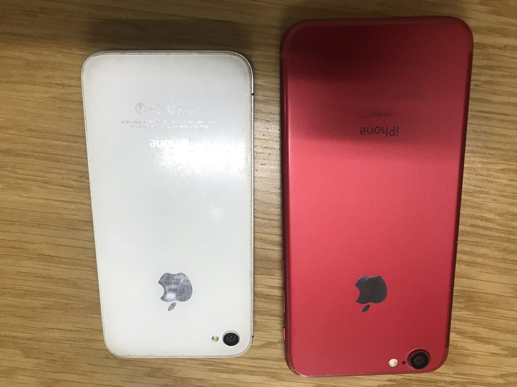 iphone 6-16g silver quốc tế lên ip7 red đẹp long lanh - 3