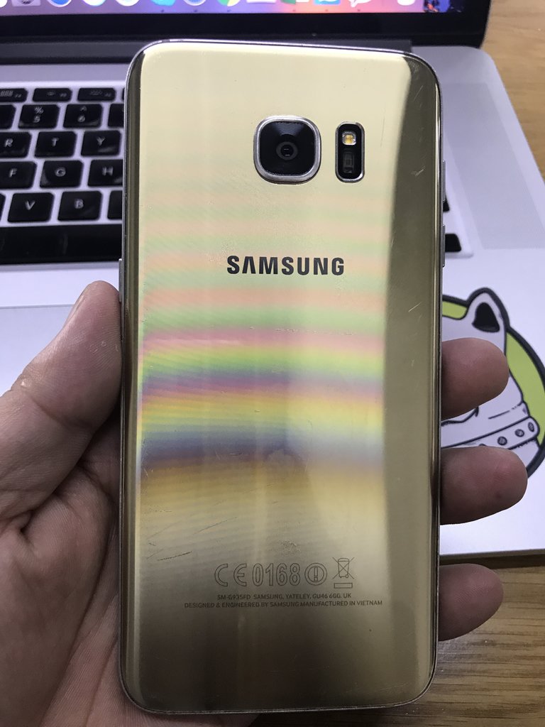 Samsung S7E gold vietnam 2 sim giá siêu rẻ - 1