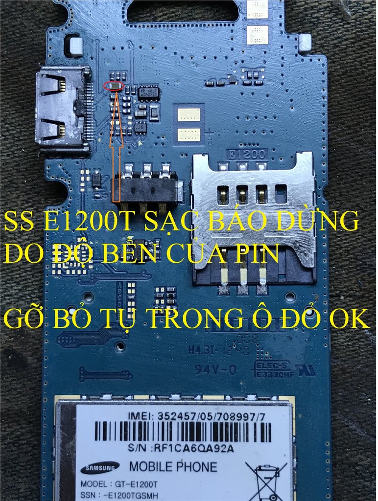 E1200T sạc báo dừng do độ bền của pin.JPG