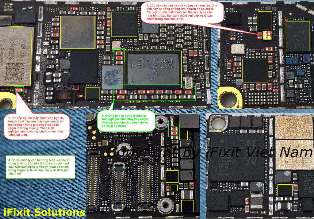 Iphone 6 chạm ngắn mạch (phần 2).