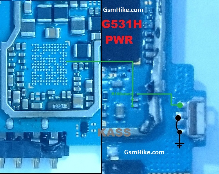 Samsung G531H Power Button Ways Power Key Jumper.