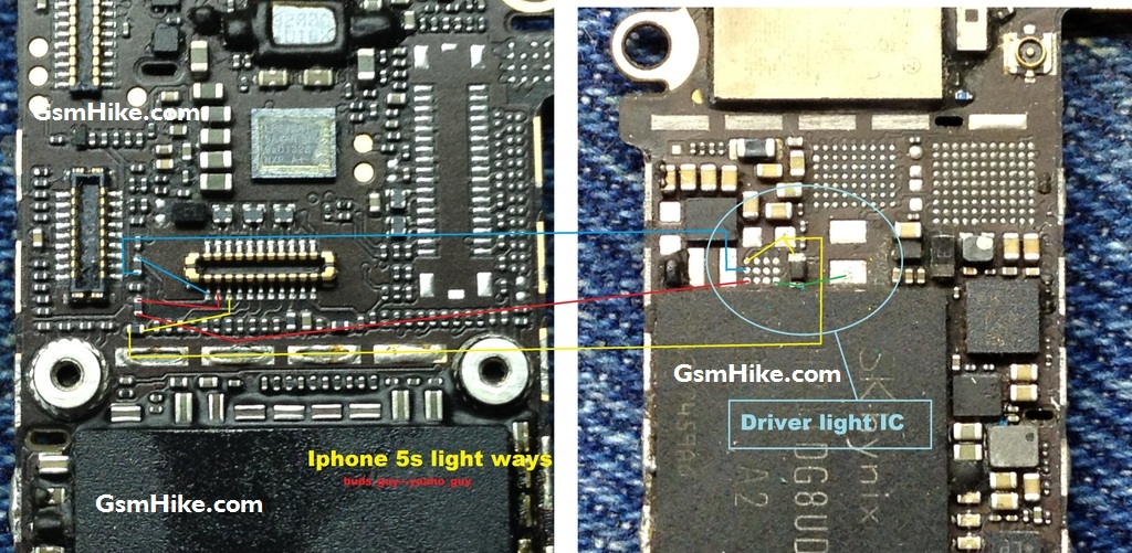 Apple Iphone 5s Display Light Ways Lcd Jumper Solution.