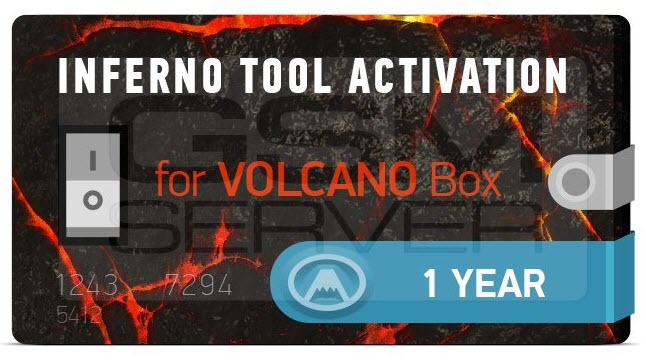 activate inferno tool on volcano box