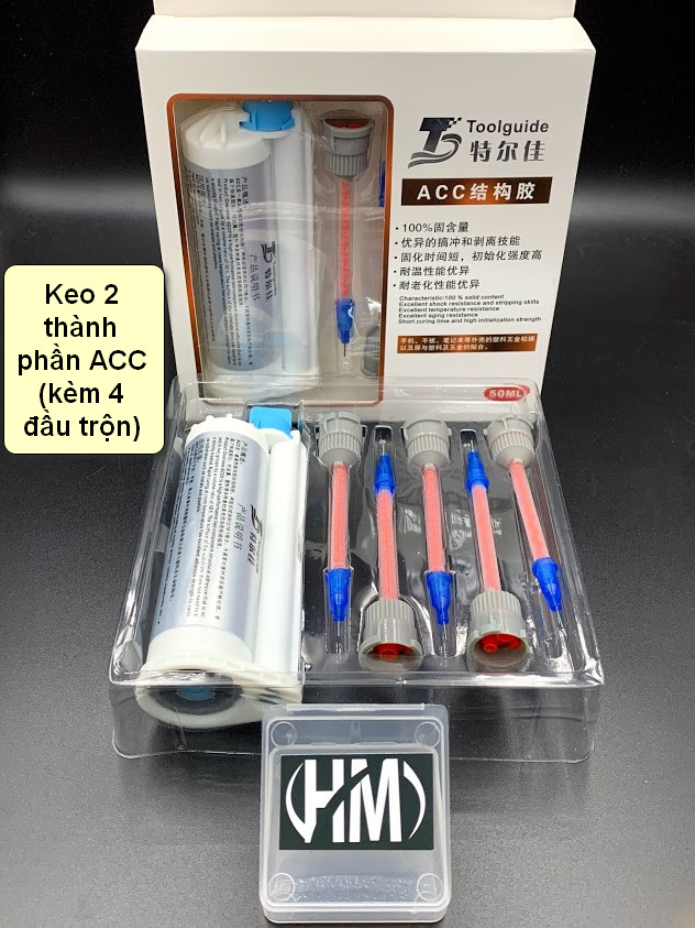 Keo 2 thanh phan Toolguide ACC kem 5 dau tron 50ml.