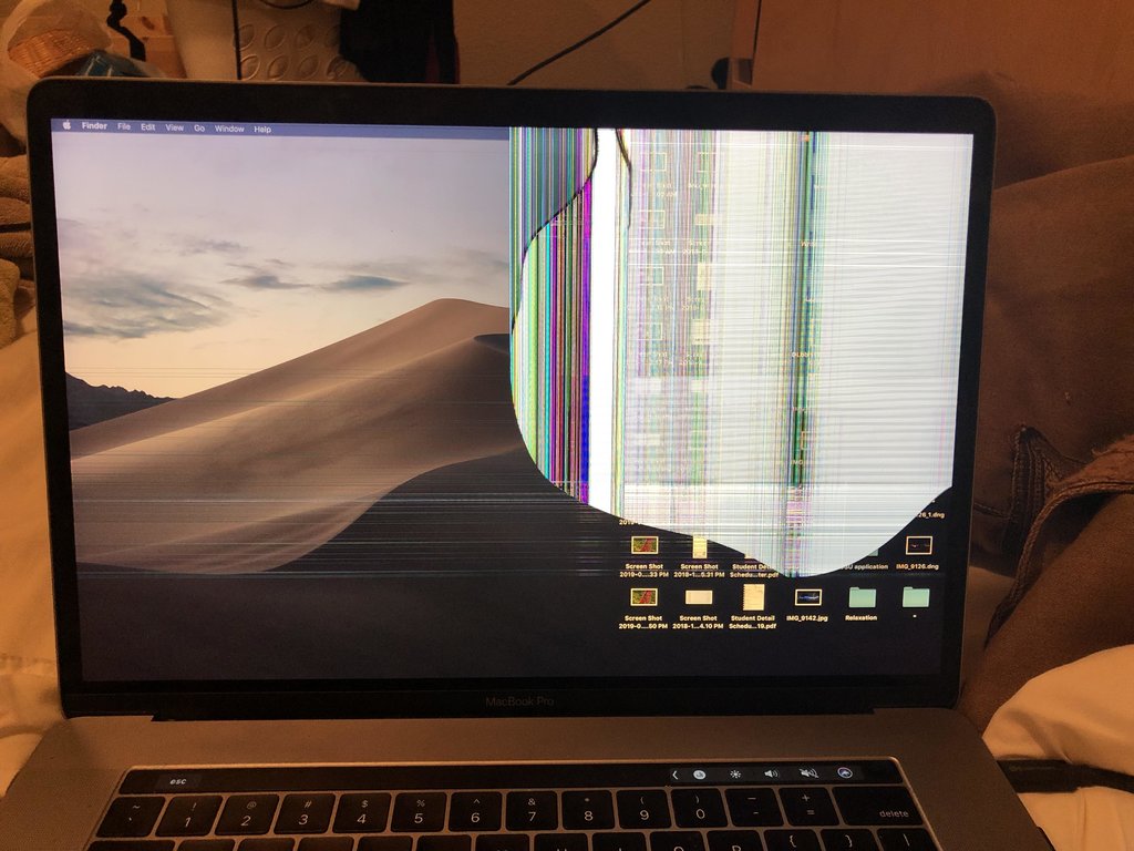 broken macbook.