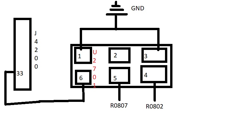 6s chạm socket mh chân 33.