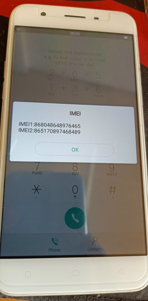 imei ok.