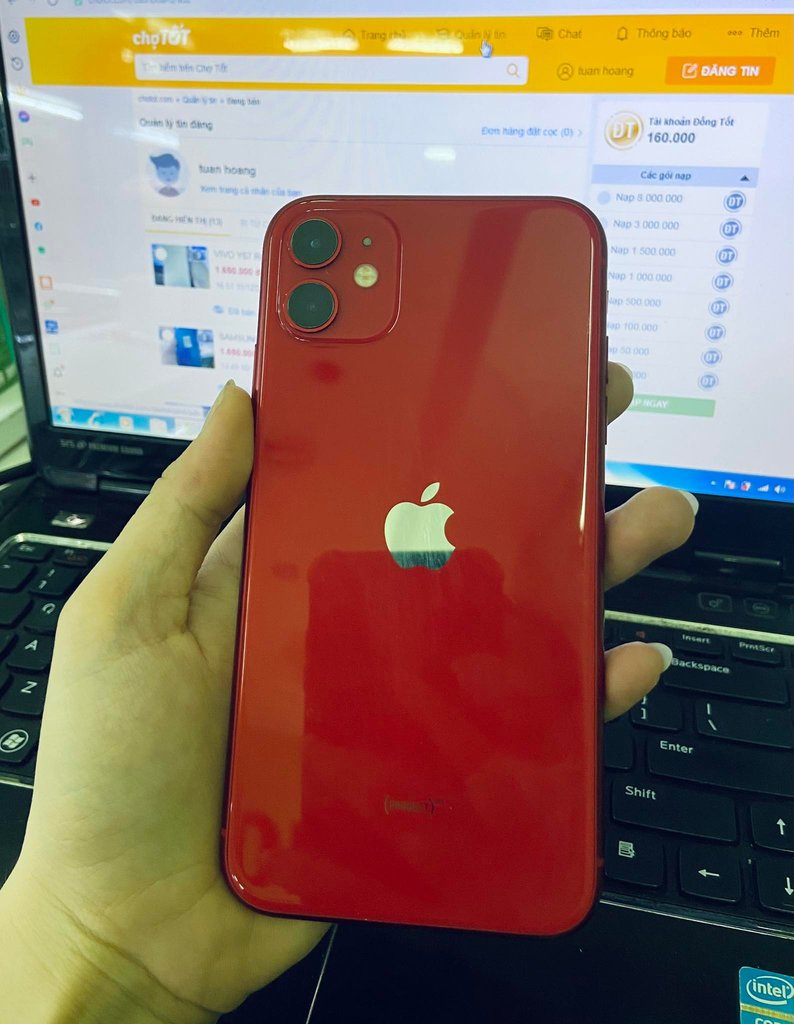 iphone 11 thay màn 64gb 8tr5.