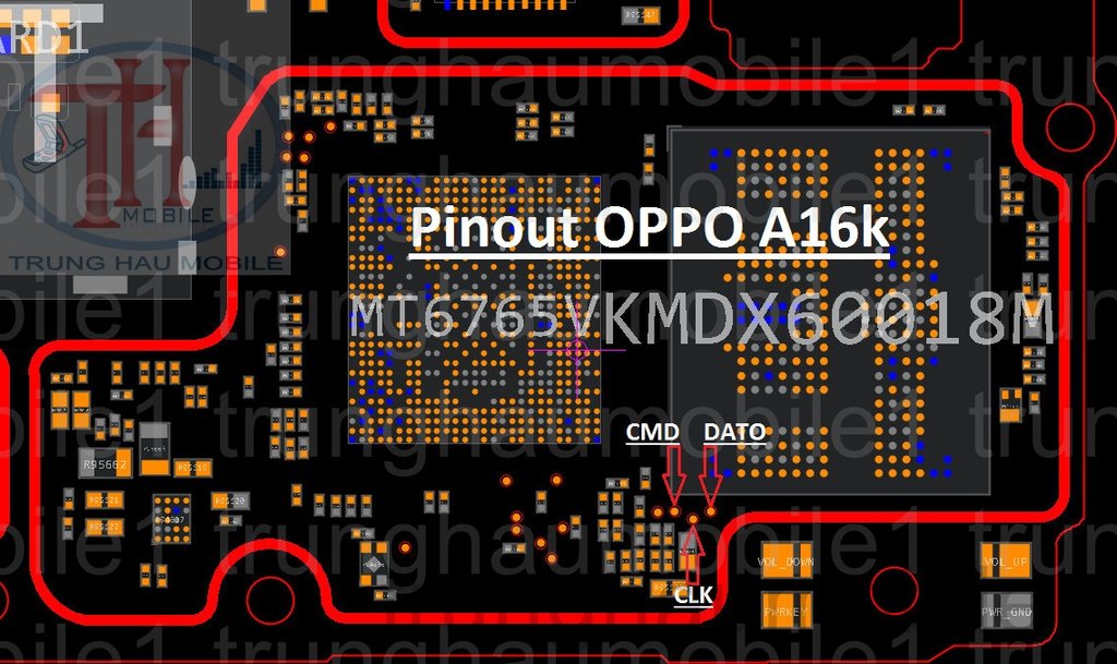 Pinout OPPO A16k_GF.