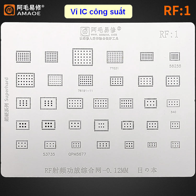 Vỉ Android IC công suất Amaoe RF1.