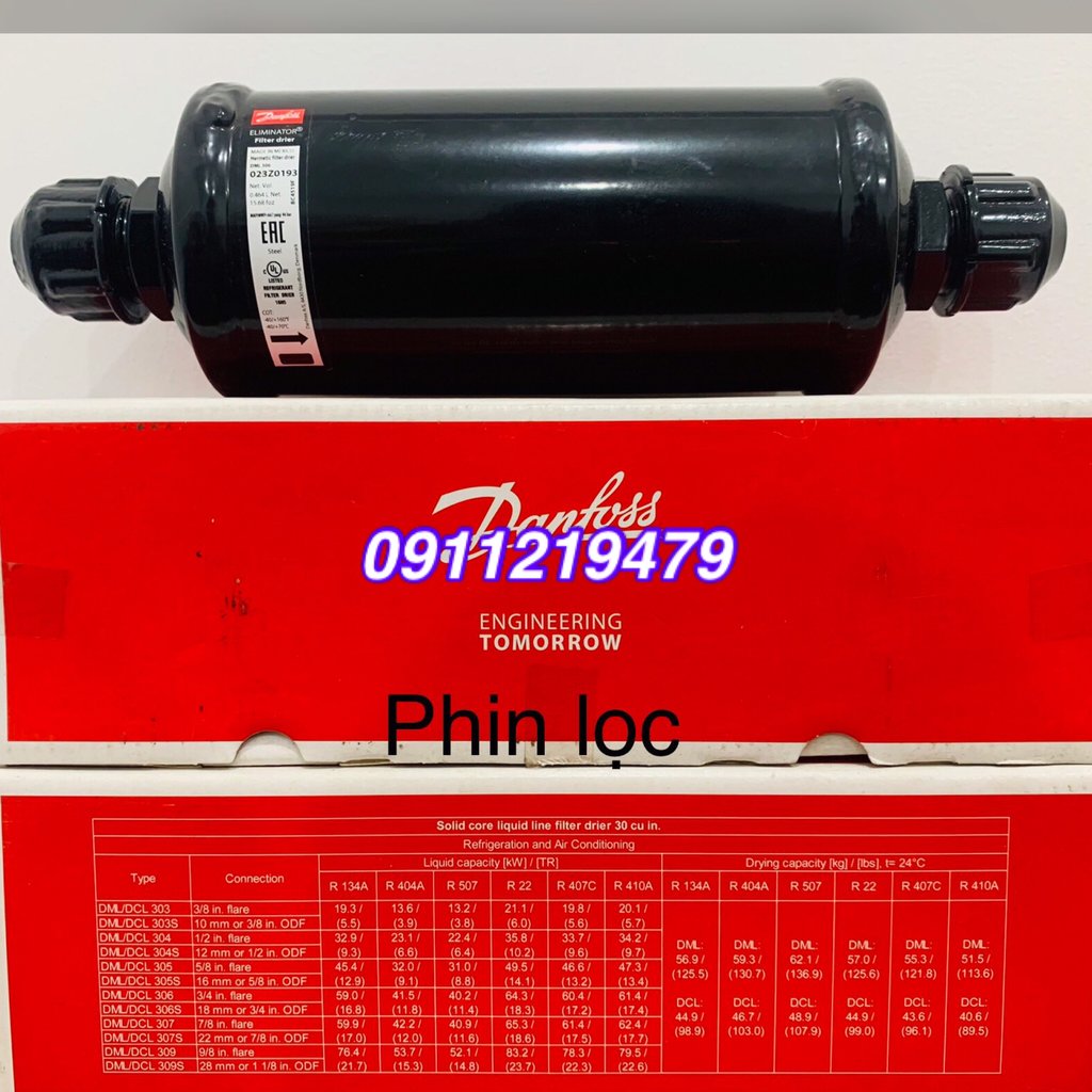 phin lọc danfoss.