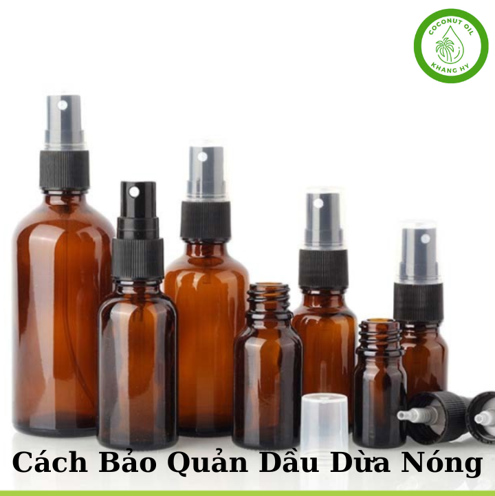 Cách Bảo Quản Dầu Dừa Nóng.